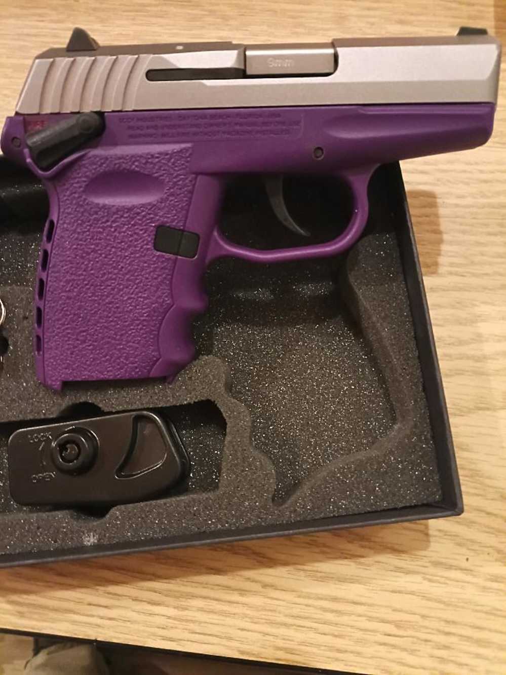 SCCY CPX-1 Purple 9MM Like New In Box w/2 Mags and Papers-img-1