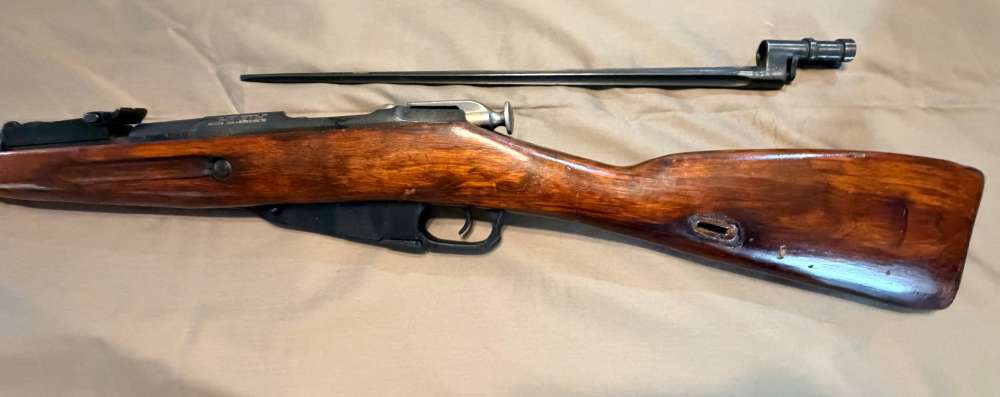 WWII 1942 Izhevsk Mosin-Nagant M91/30 7.62x54R Matching Bayonet Great Bore-img-0