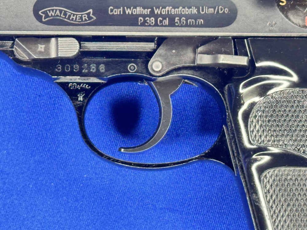 Rare Early Production 1968 Walther P38 5.6mm/.22LR Made in Germany! C&R!-img-4