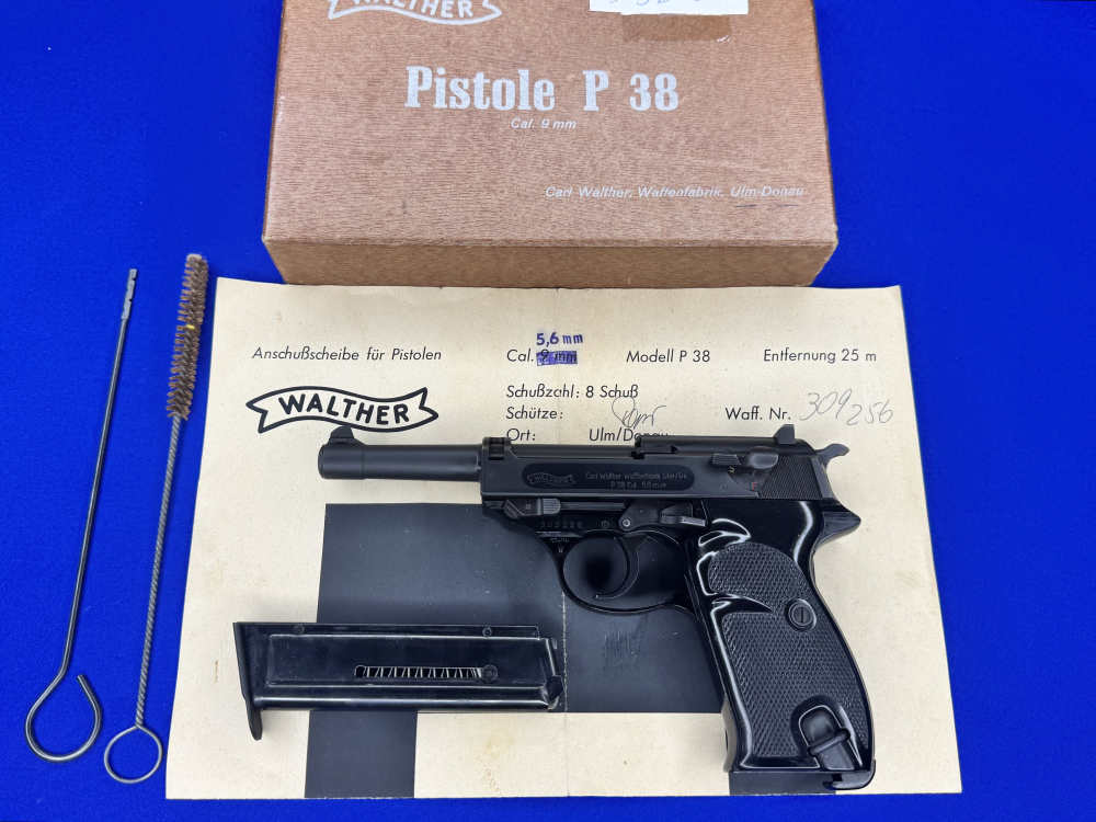 Rare Early Production 1968 Walther P38 5.6mm/.22LR Made in Germany! C&R!-img-0