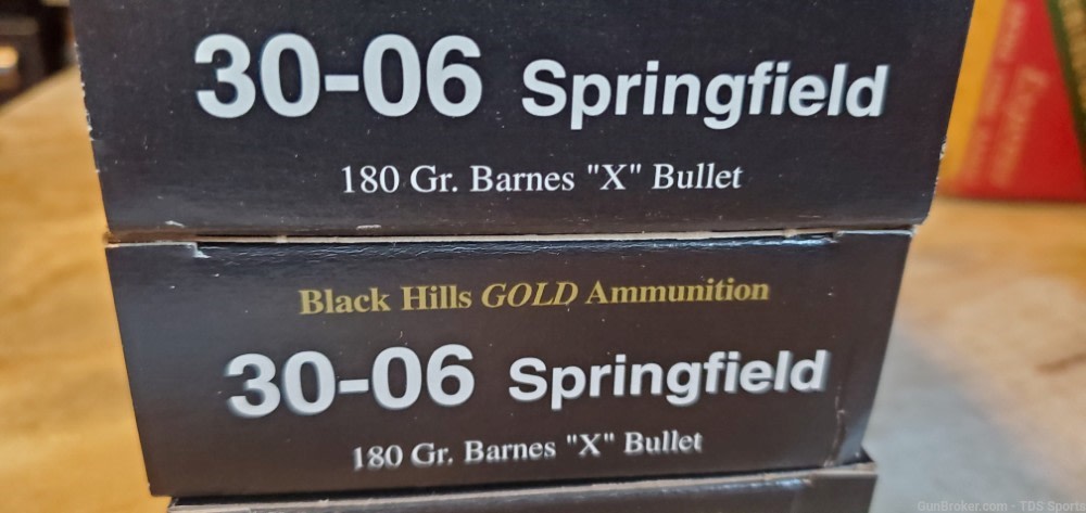Black Hills Gold Ammunition 30-06 180 grain Barnes "X" bullet 20 rounds -img-2