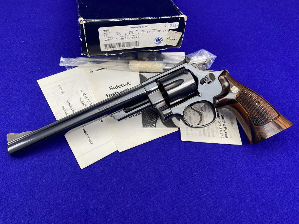 1980 Smith Wesson 57-1 .41 Mag 8 3/8" *DESIRABLE NEW OLD STOCK EXAMPLE*-img-3