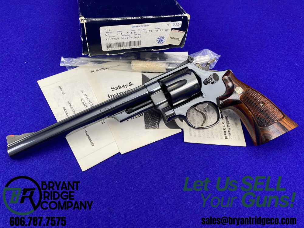 1980 Smith Wesson 57-1 .41 Mag 8 3/8" *DESIRABLE NEW OLD STOCK EXAMPLE*-img-0