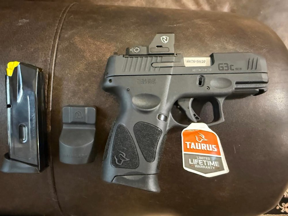 Taurus G3C w/ Riton 3 Tactix Red Dot-img-0
