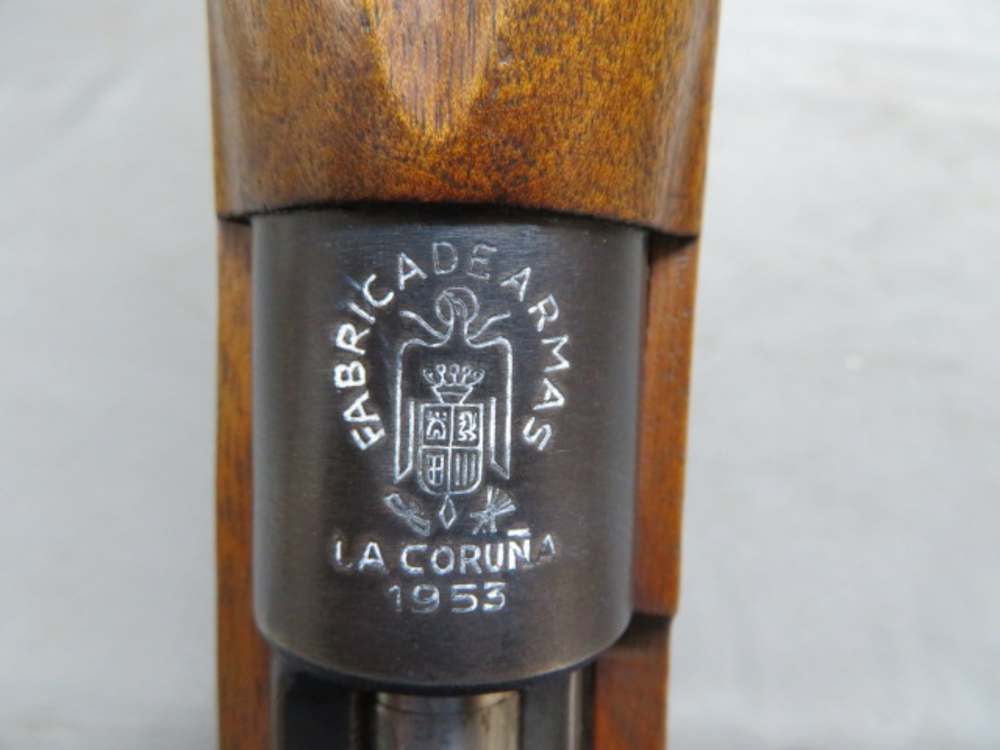 SPANISH MODEL 1943 MAUSER RIFLE-LA CORUNA 1953-MATCHING-NICE BORE-img-0