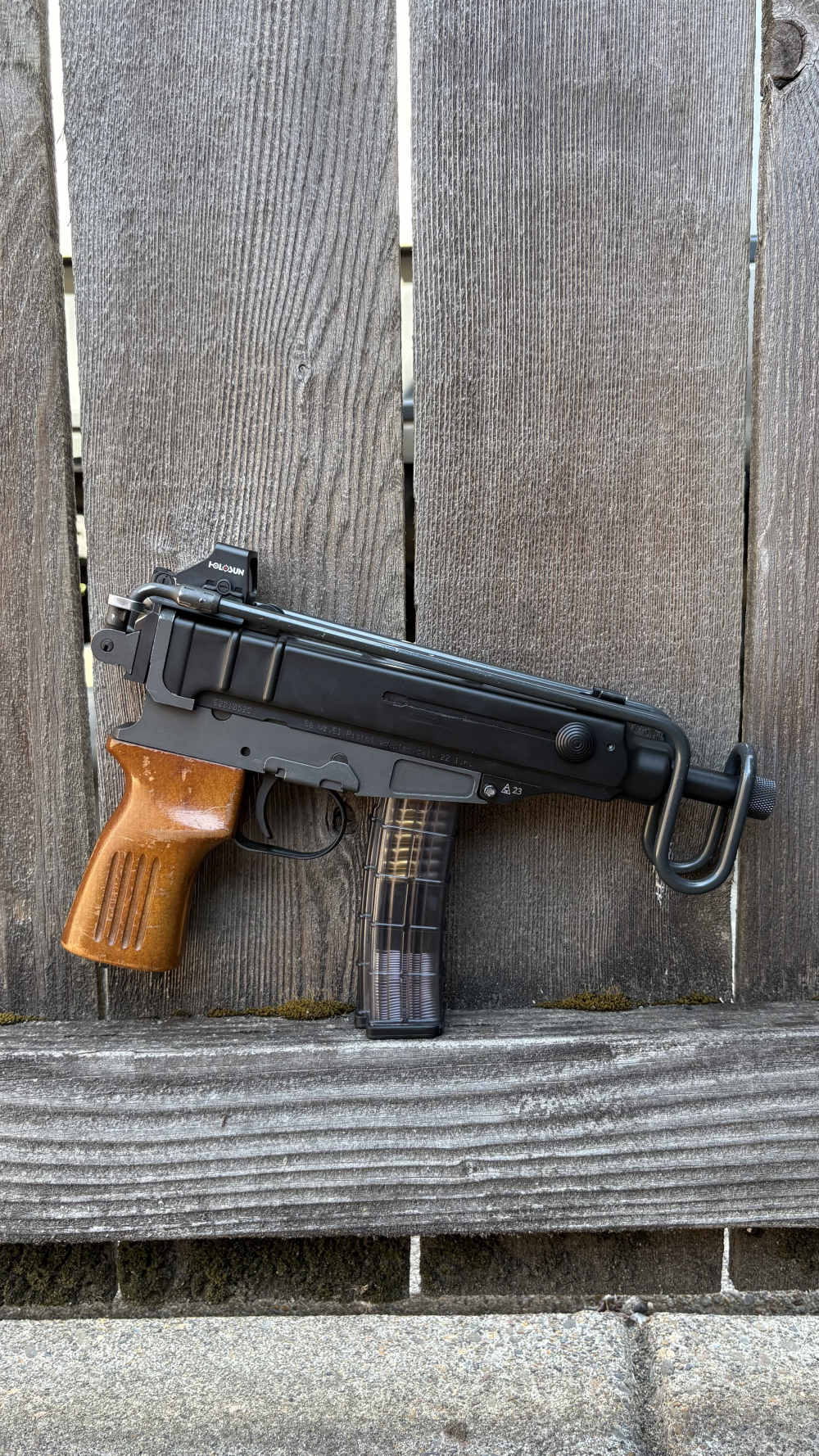  VZ61 Red-Dot/Stock adapter w/ modified OEM folding stock Vz-61-img-1