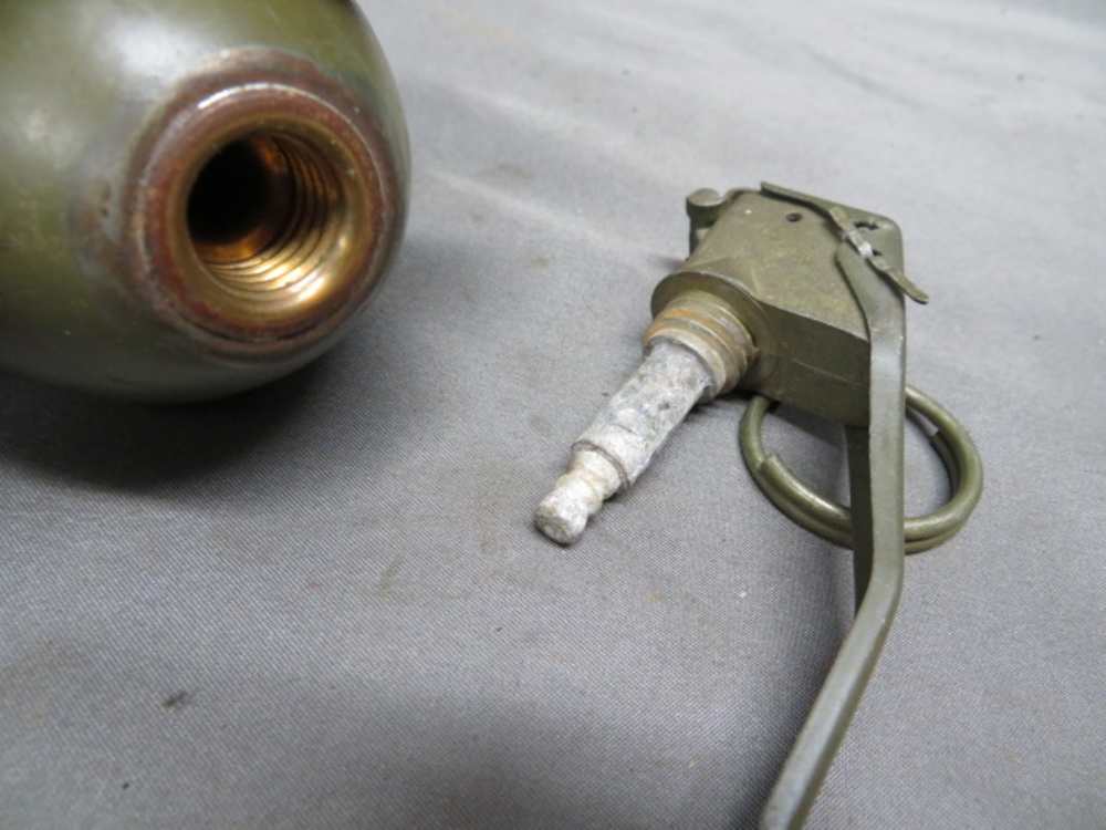 VIETNAM WAR US MILITARY M61 HAND GRENADE-ORIGINAL-VERY NICE-img-6