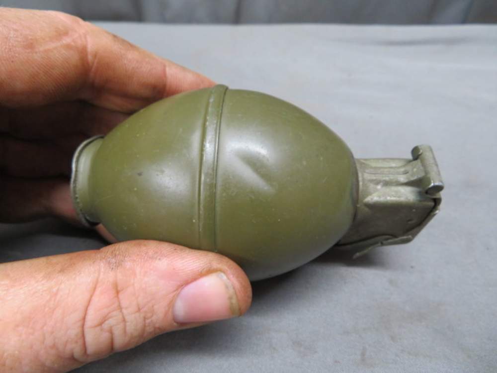 VIETNAM WAR US MILITARY M61 HAND GRENADE-ORIGINAL-VERY NICE-img-3