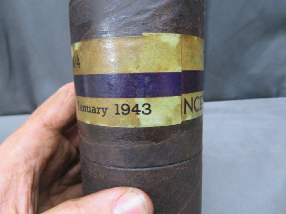 WWII US MILITARY AN-M-14-TH INCENDIARY GRENADE TUBE-DATED 1943-img-6