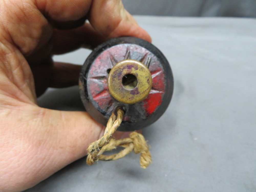 WWII JAPANESE TYPE 97 HAND GRENADE-ORIGINAL-NICE PAINT & MARKINGS-img-6