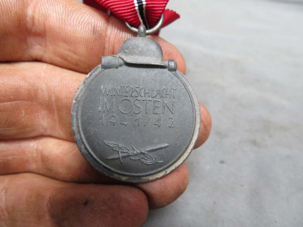 WWII GERMAN EASTERN FRONT MEDAL-ORIGINAL-NICE DETAIL-img-4