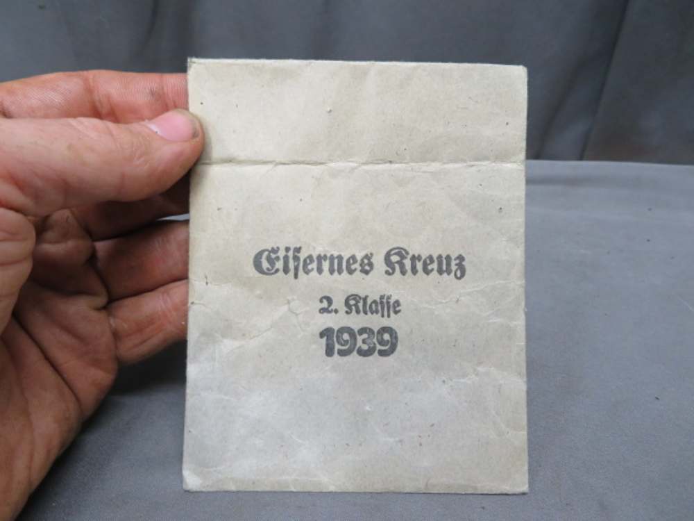 WWII GERMAN IRON CROSS 2ND CLASS W/ ENVELOPE-ORIGINAL-NICE-img-6