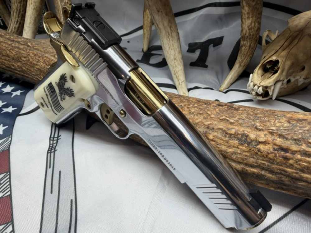 EAA Corp MC1911 45ACP 250TH SS/GOLD 250 YEARS OF FREEDOM-img-6