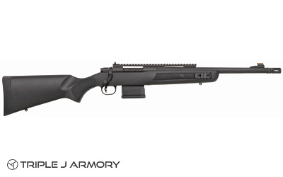 Mossberg Msbrg MVP Scout 7.62NATO 16.25 7.62x51 NATO Bolt Action Rifle BLK-img-1