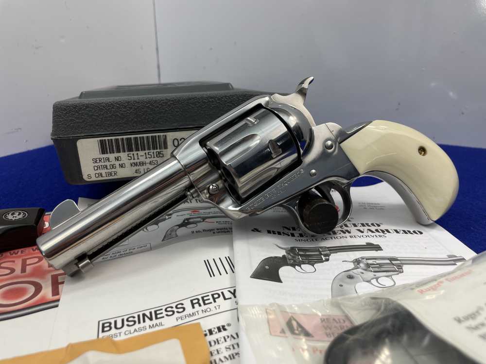 2011 Ruger New Vaquero Birdshead .45 Colt 3.75" SS*BEAUTIFUL SINGLE-ACTION*-img-46