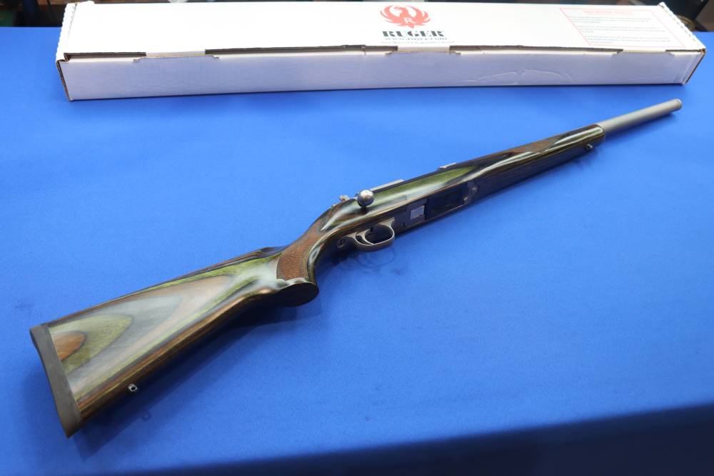 Ruger Model 77/22 Rifle 22 HORNET 18" THREADED M77 STAINLESS LAMINATE 07226-img-0