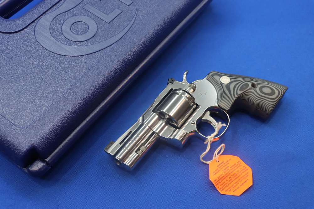 Colt Model Python COMBAT ELITE Revolver 357 MAG G10 Grip Night Sights 3" NF-img-0