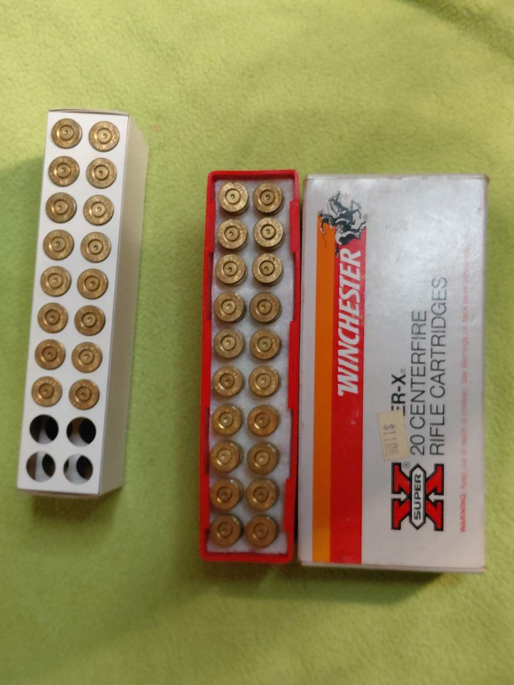 .225 Model 70 rifle with dies, and brass-img-9