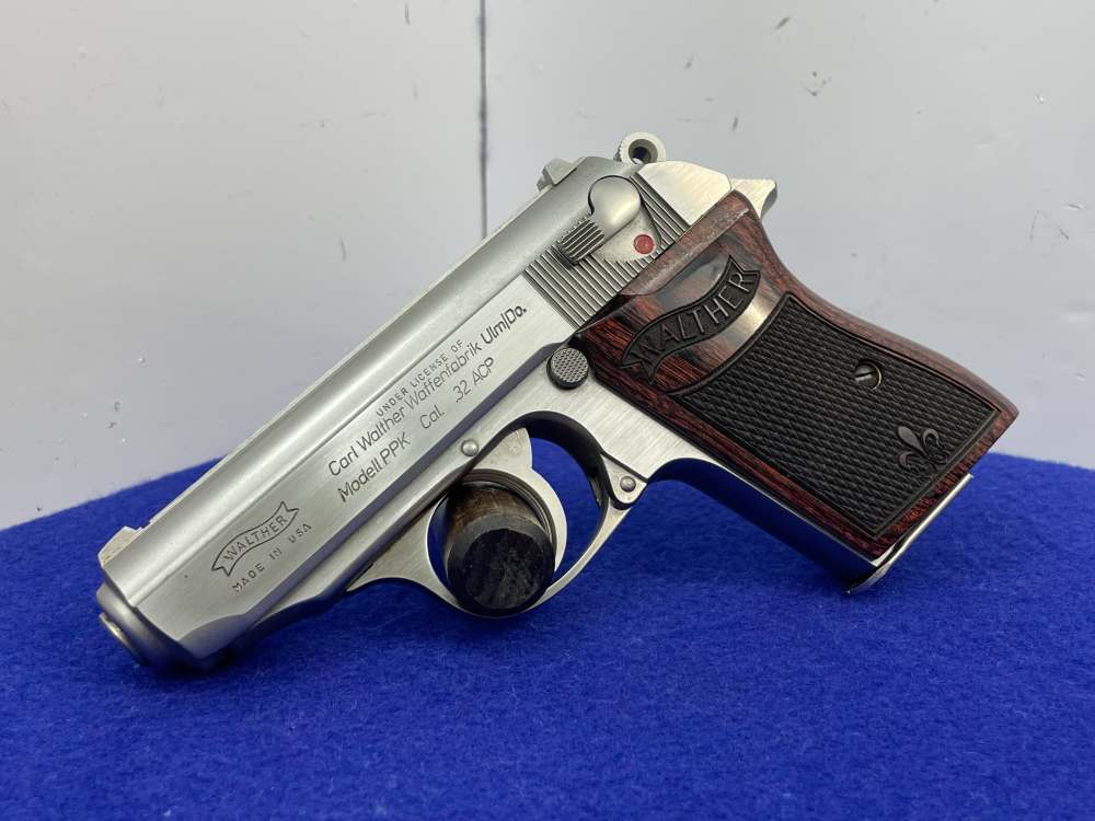1998 Walther PPK .32 ACP 3.3" SS *EXCELLENT CONCEALMENT SEMI-AUTOMATIC*-img-7