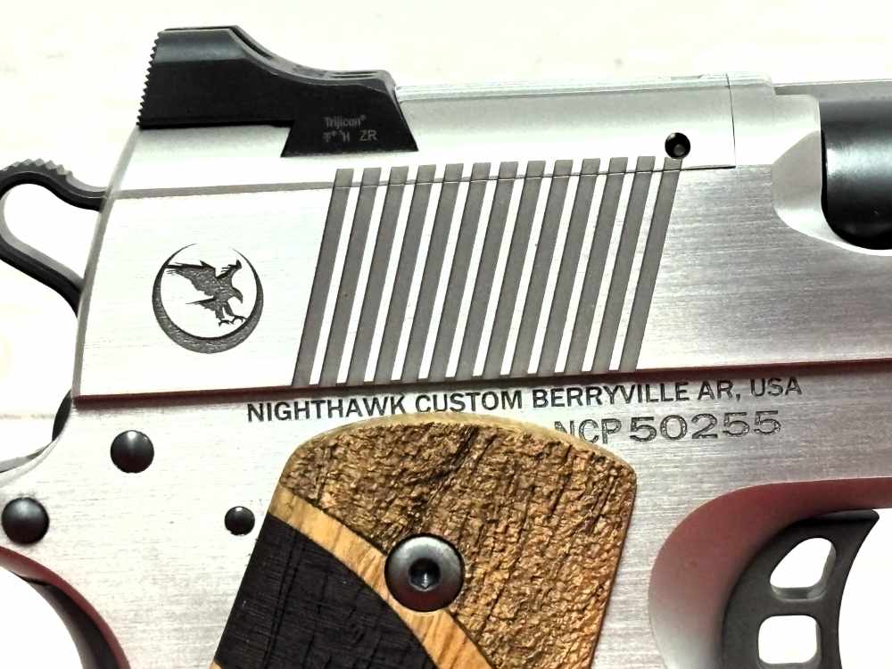 Factory New Nighthawk Custom Talon Gov .45 ACP Pistol No Reserve!-img-8