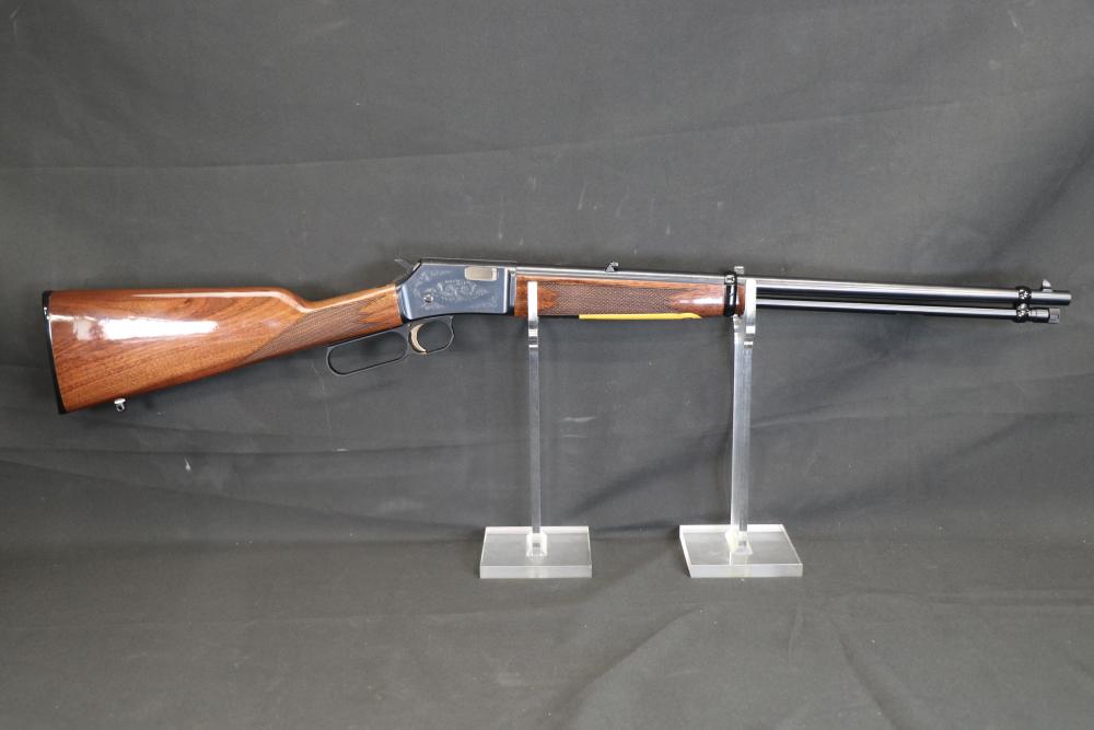 Browning BL-22 Grade II .22LR Lever Action 20" Blued Gloss Walnut Engraved-img-0