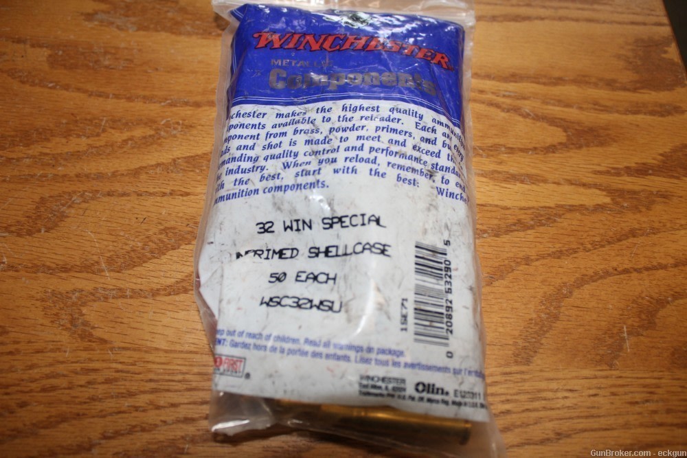 Winchester 32 win special brass new 50rds-img-0