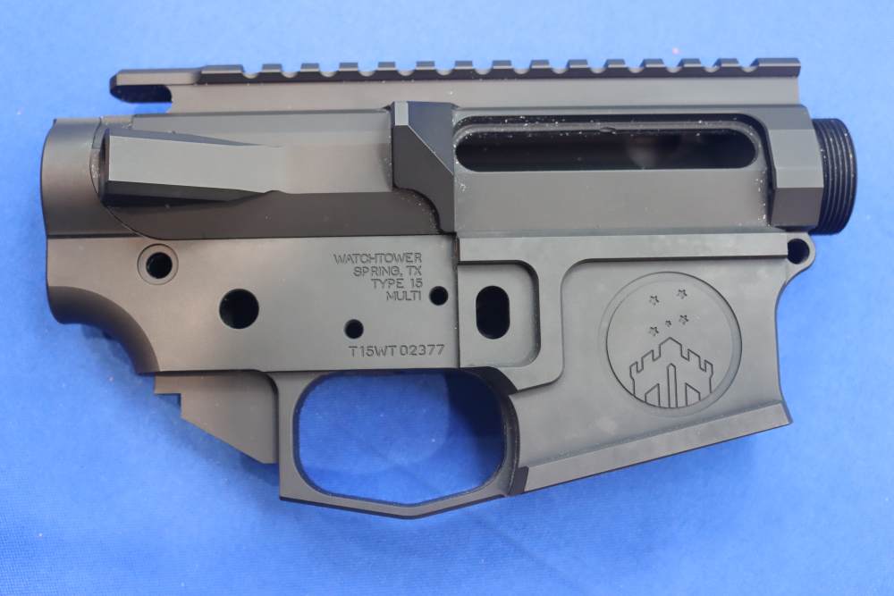 Watchtower Firearms Type 15 AR15 Rifle Lower & Upper Receiver BILLET SET AR-img-0