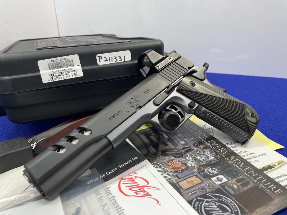 Kimber Super Jagare 10mm 6" Black *CUSTOM SHOP EDITION W/ PORTED BARREL*-img-49