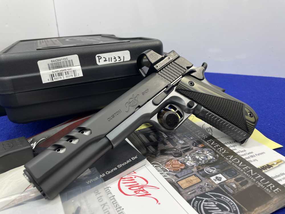 Kimber Super Jagare 10mm 6" Black *CUSTOM SHOP EDITION W/ PORTED BARREL*-img-3