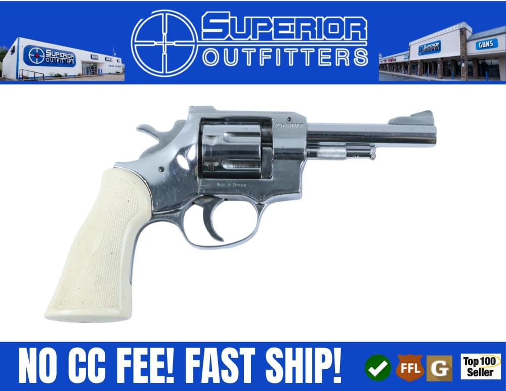 Arminius HW5 Double Action Revolver .32 S&W Long 4" Barrel Chrome Finish -img-0