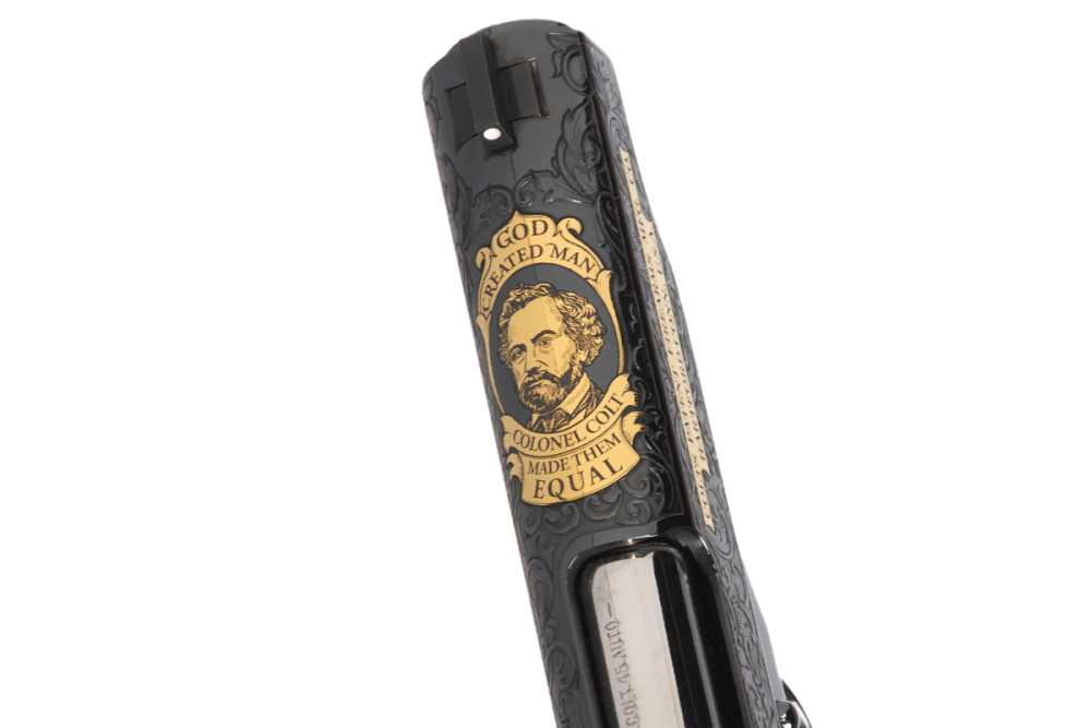 Colt 1911 Combat Commander 4.25" 45 ACP SERIAL #5 Engraved Gold Inlay NIB-img-10