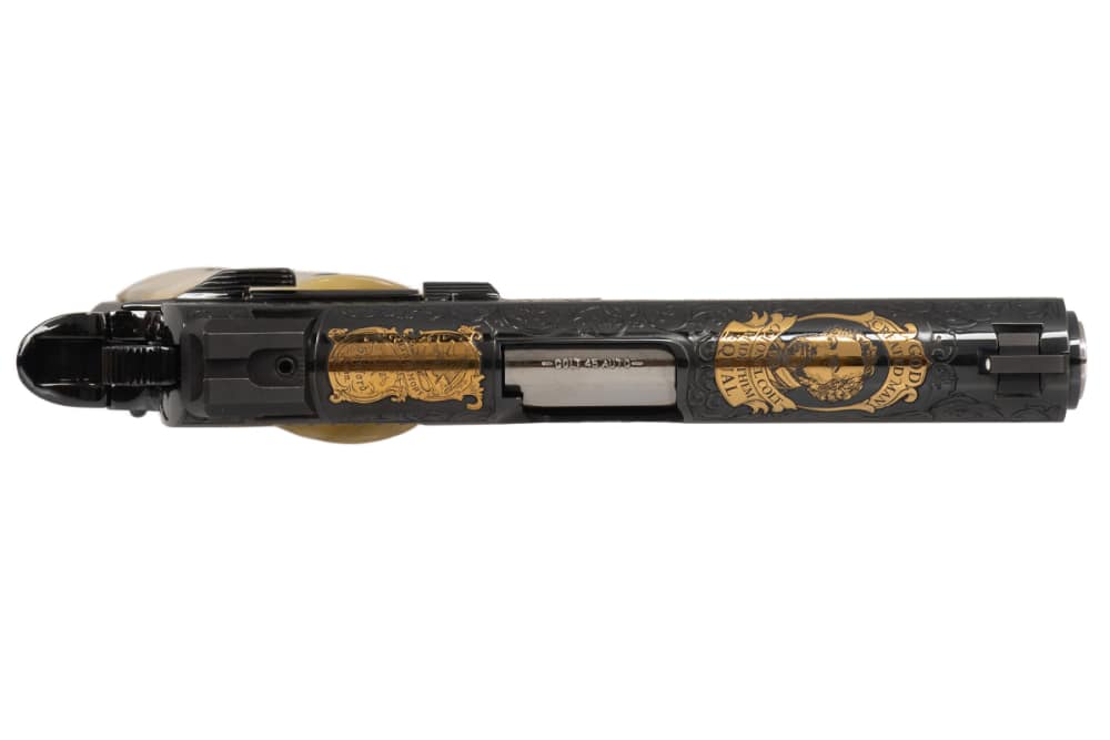 Colt 1911 Combat Commander 4.25" 45 ACP SERIAL #5 Engraved Gold Inlay NIB-img-3