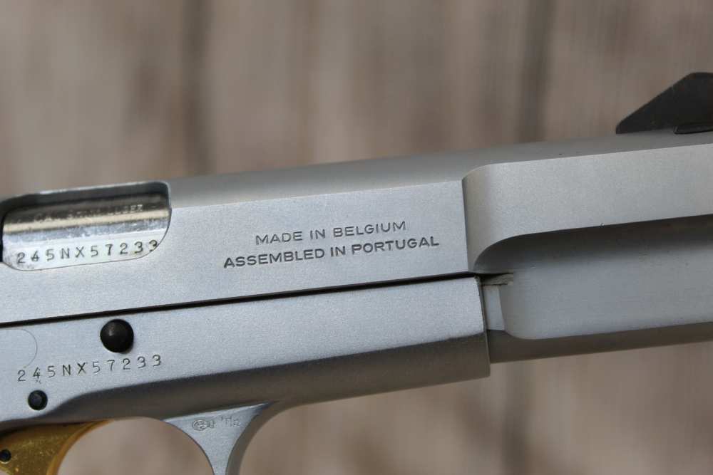 Browning Hi Power Silver Chrome Nickel 9mm Pistol-img-9