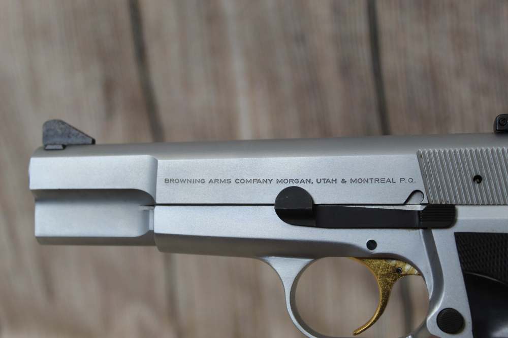 Browning Hi Power Silver Chrome Nickel 9mm Pistol-img-15