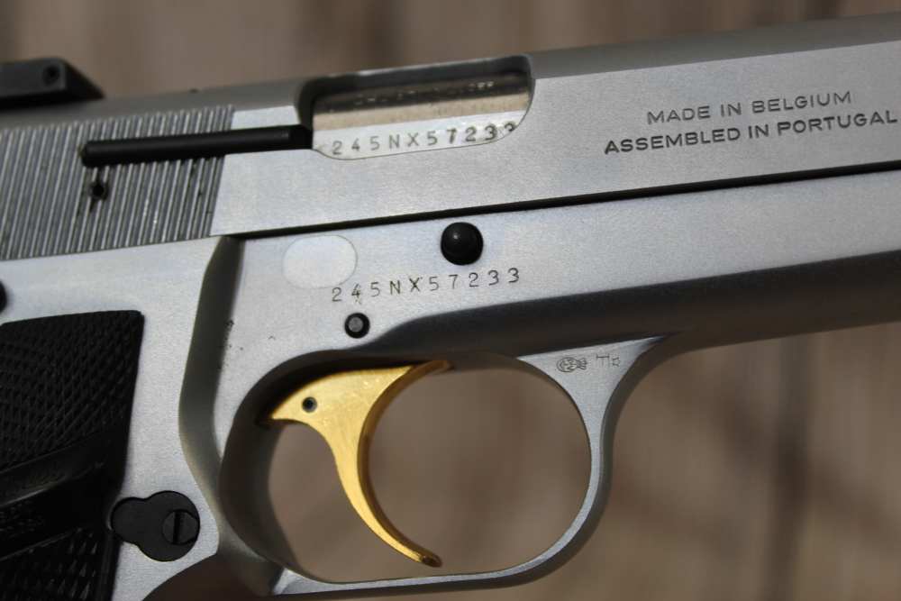 Browning Hi Power Silver Chrome Nickel 9mm Pistol-img-8