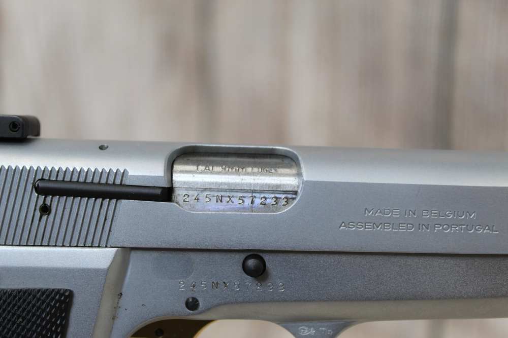 Browning Hi Power Silver Chrome Nickel 9mm Pistol-img-10