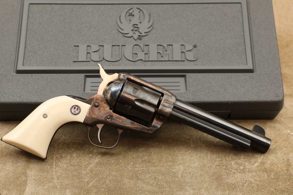 Case Color Ruger Vaquero .45 Colt 5.5" Single Action Revolver, MFD 1996-img-2