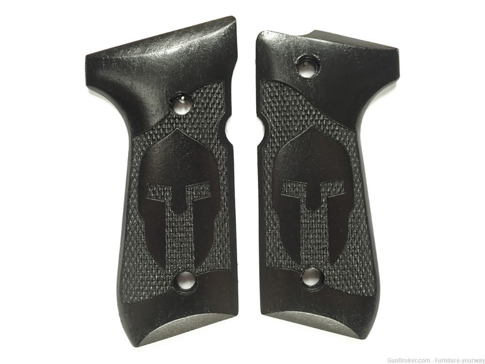 -Ebony Spartan Beretta 92fs Grips-img-1