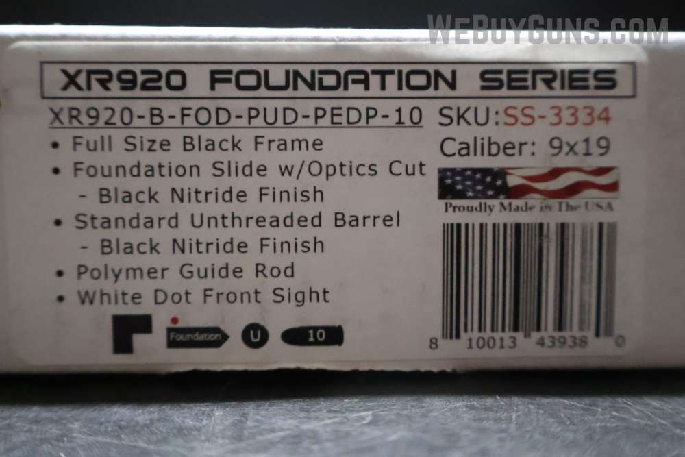 Shadow Systems XR920 Foundation Series OR Semi-Automatic Pistol 9mm Luger!-img-19