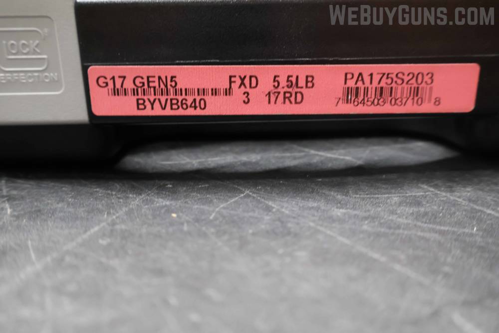 Glock 17 Gen5 Semi-Automatic Pistol 9X19-img-2