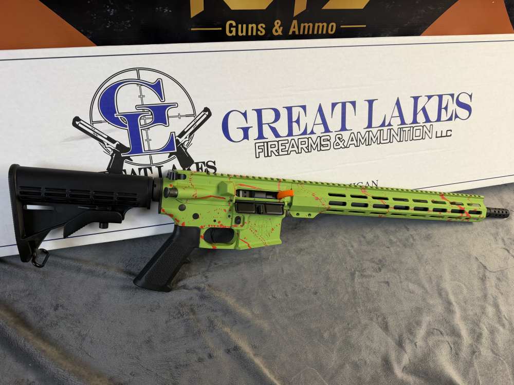 Great Lakes Firearms GFLA GL-15 .223 Wylde 5.56 Zombie Splatter Penny Bid-img-5