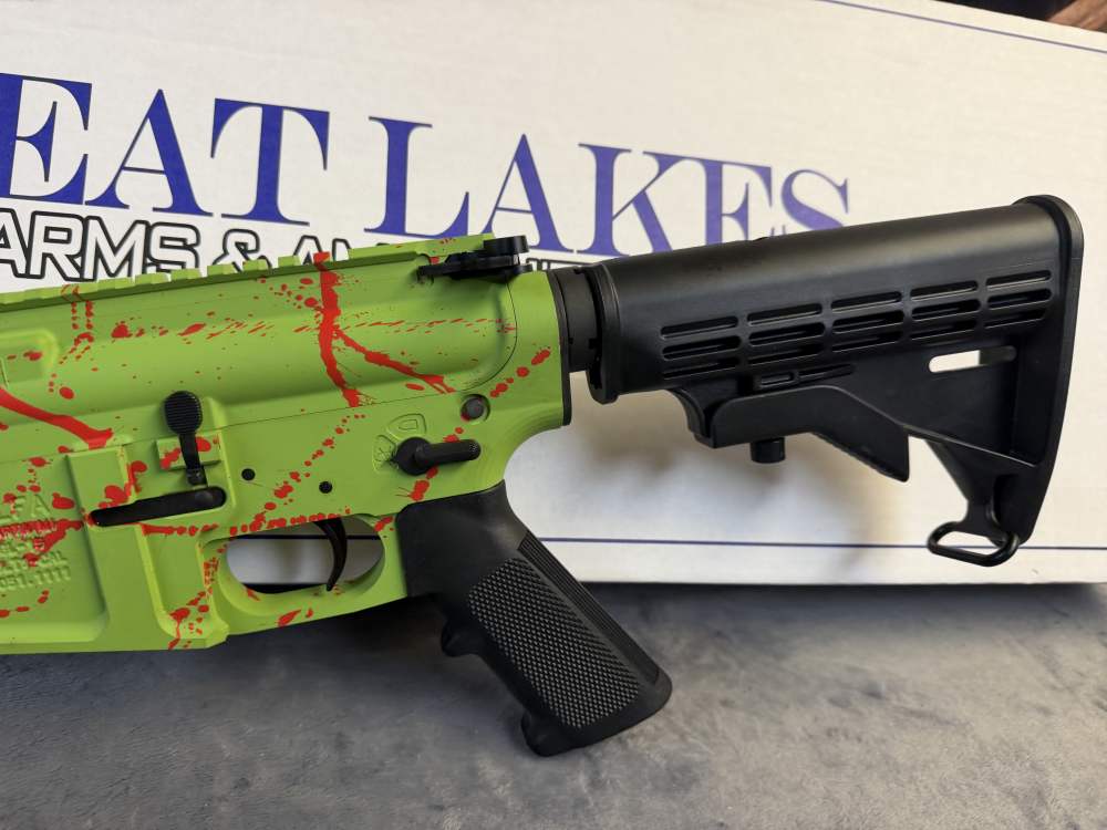 Great Lakes Firearms GFLA GL-15 .223 Wylde 5.56 Zombie Splatter Penny Bid-img-3