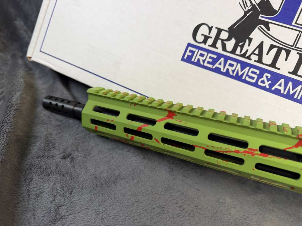 Great Lakes Firearms GFLA GL-15 .223 Wylde 5.56 Zombie Splatter Penny Bid-img-4