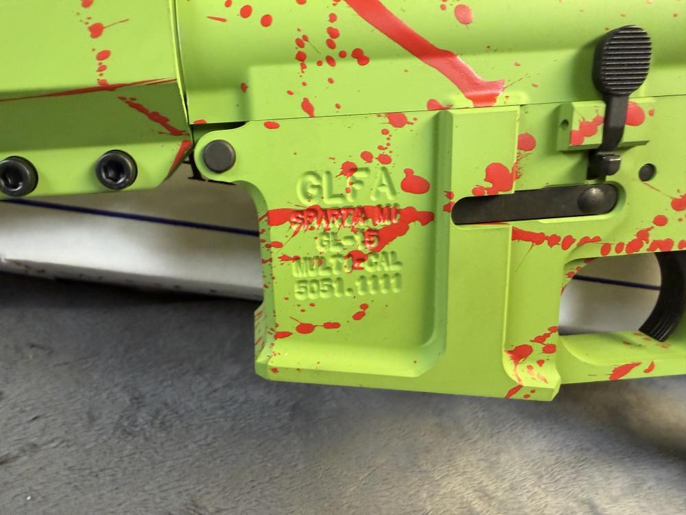 Great Lakes Firearms GFLA GL-15 .223 Wylde 5.56 Zombie Splatter Penny Bid-img-2