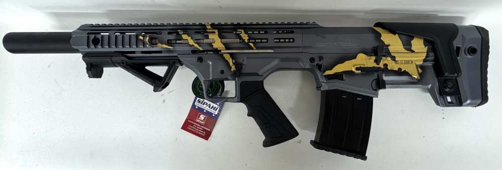 Sipahi BS12 Heavy Duty Bullpup 12 Gauge 18" Semi-Auto Gray Gold-img-1