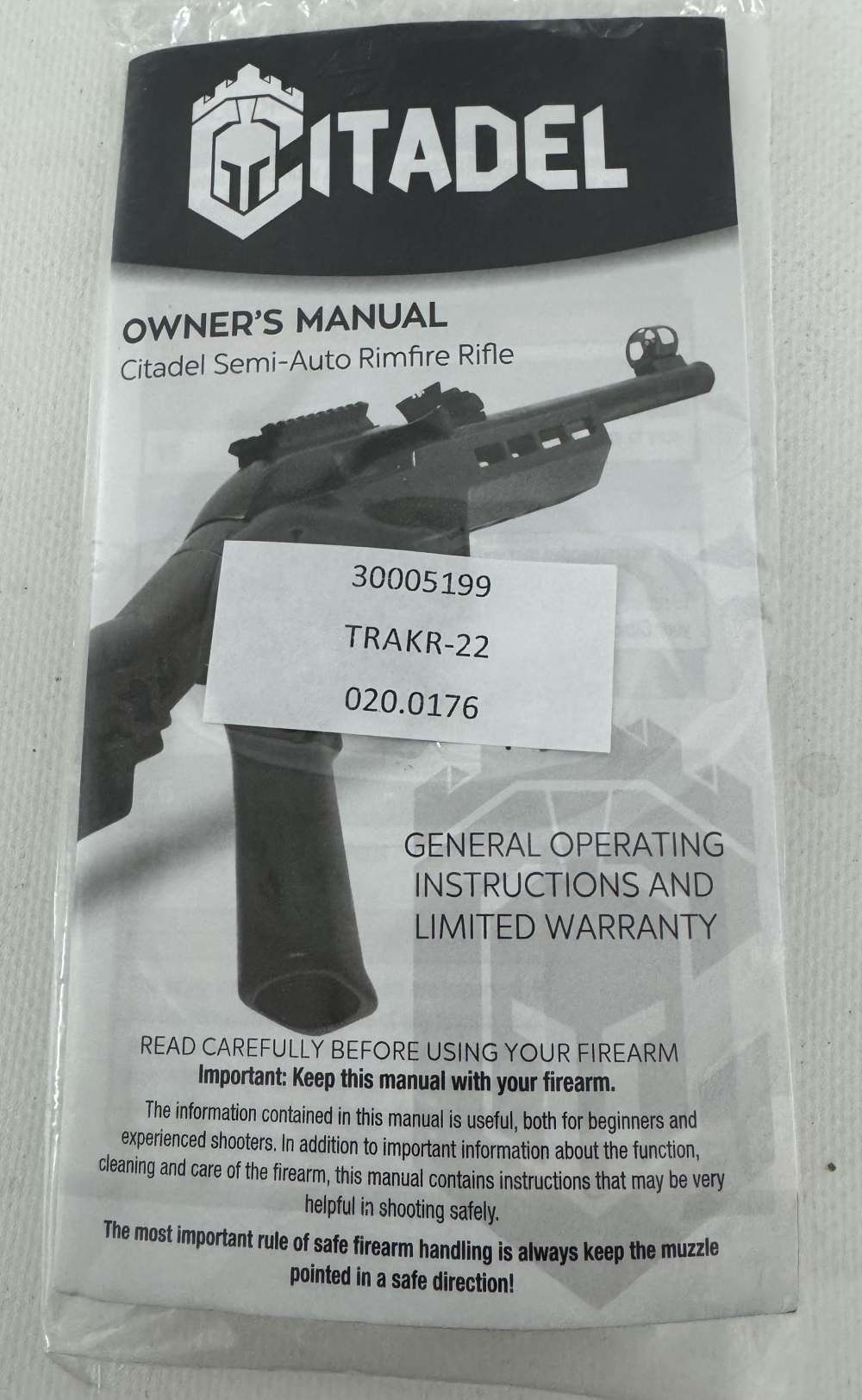 Citadel TRAKR .22 LR Semi-Auto Rifle 18" American Flag Stock 10+1 NIB-img-14