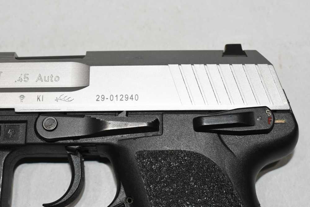 Heckler & Koch HK USP45 Compact Stainless Semi Auto Pistol 45 ACP W Case-img-8
