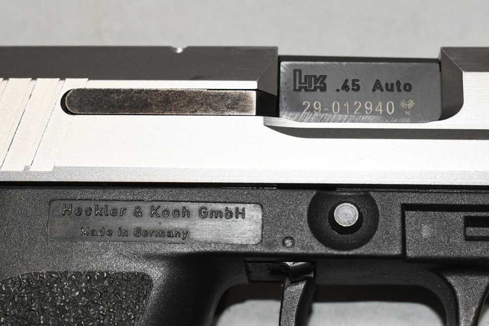 Heckler & Koch HK USP45 Compact Stainless Semi Auto Pistol 45 ACP W Case-img-26