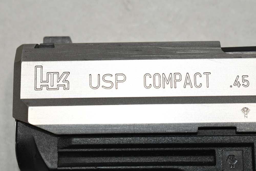 Heckler & Koch HK USP45 Compact Stainless Semi Auto Pistol 45 ACP W Case-img-20