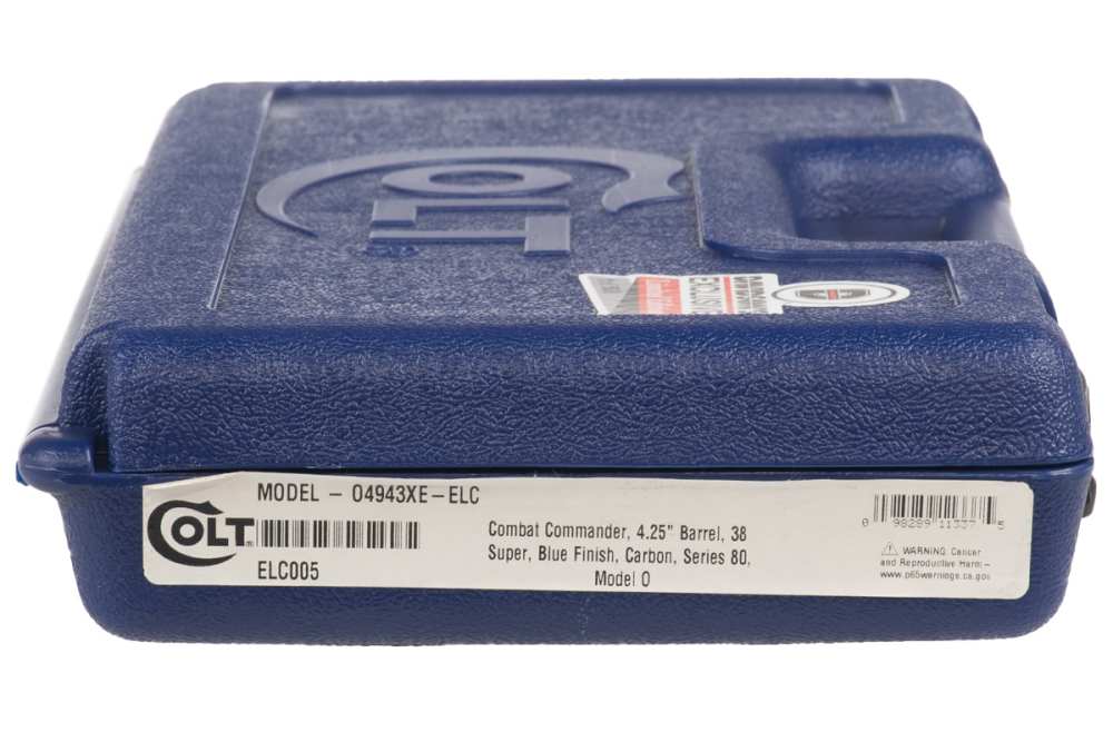 Colt 1911 Combat Commander 4.25" 38 Super SERIAL #5 Engraved Gold Inlay NIB-img-12